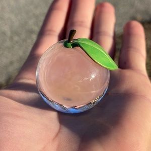 Waterford Crystal Jewels Miniature APPLE Orchard Of Good Fortune RETIRED HTF